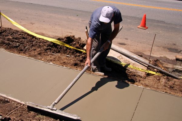 Cost of Sidewalk Building in Lafayette