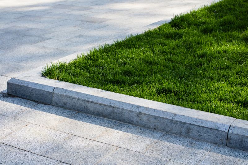 Lawn Curbing Installation detail