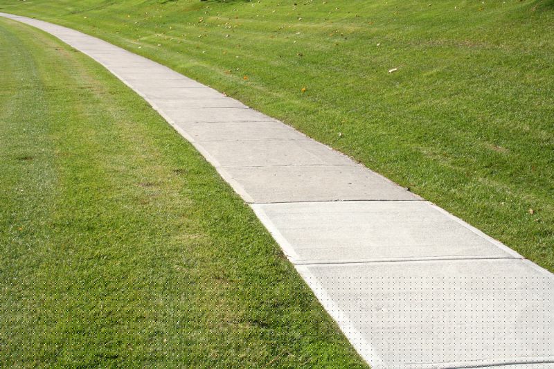 Sidewalk Slab Installation